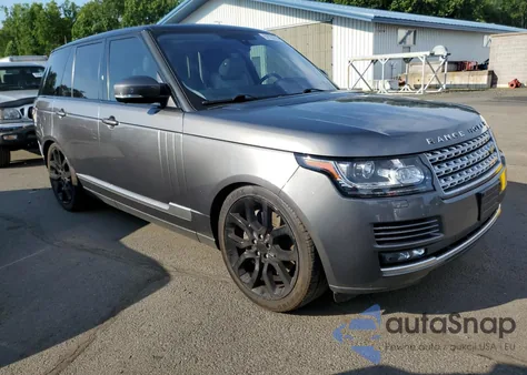 2016 Land Rover Range Rover Hse z USA, uszkodzony, nr VIN SALGS2PF3GA317640